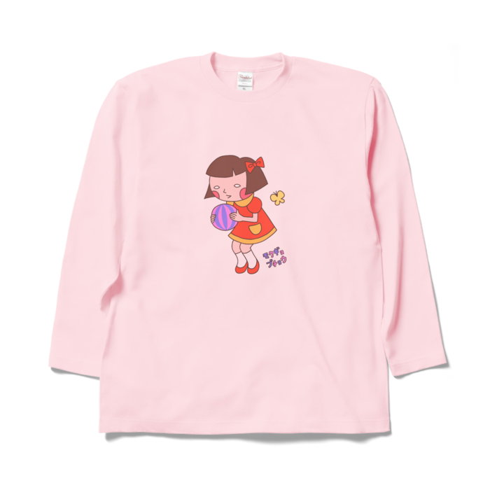 ロングスリーブTシャツ - XL - ライトピンク