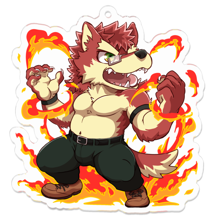 アクリルキーホルダー - 70 x 70 (mm)