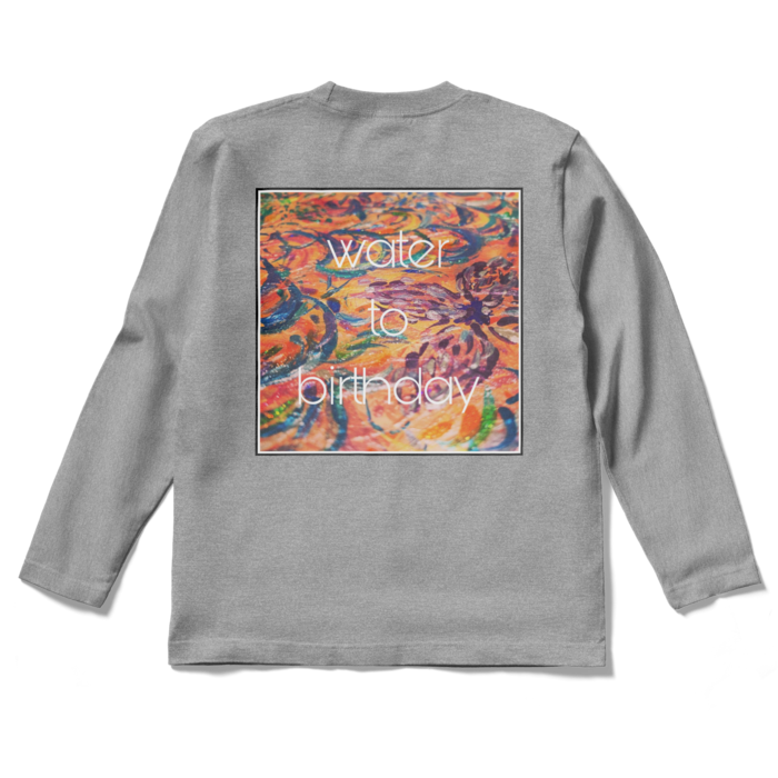 心華-shinka-ロングスリーブTシャツ - S - 杢グレー