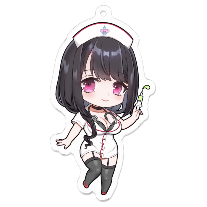 アクリルキーホルダー（コーティング） - 70 x 70 (mm)