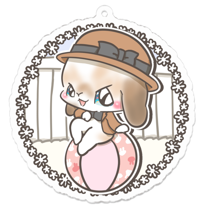 アクリルキーホルダー - 70 x 70 (mm)