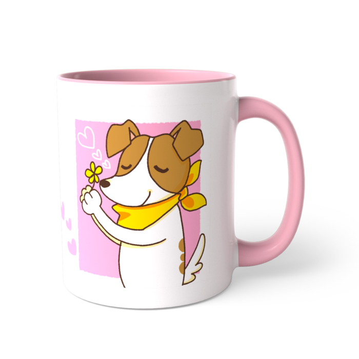 ツートンカラーマグカップ - 直径 8.2cm / 高さ 9.5cm