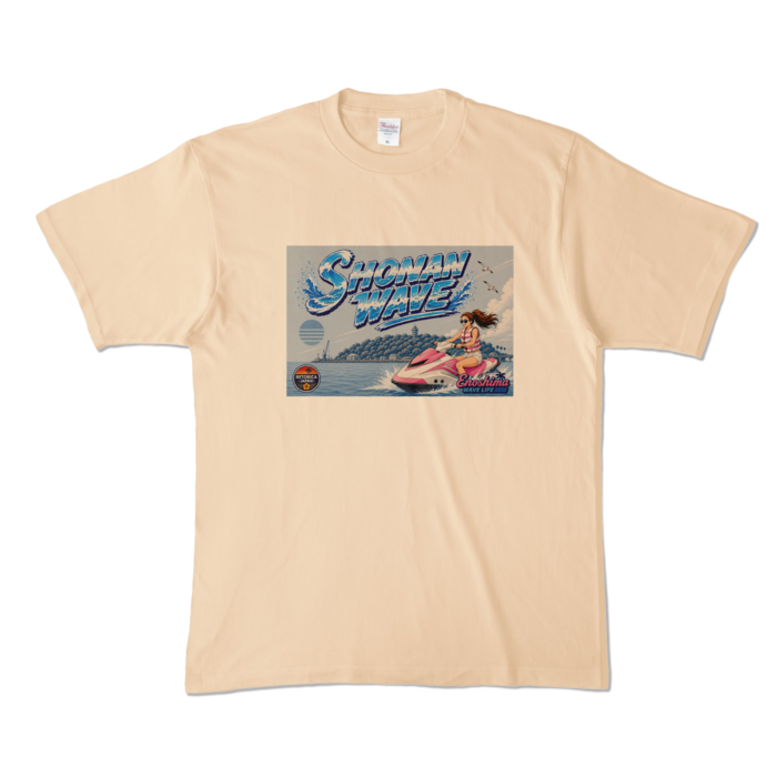 カラーTシャツ - XL - ナチュラル (淡色)