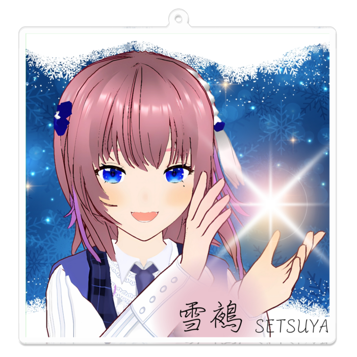 アクリルキーホルダー - 100 x 100 (mm)