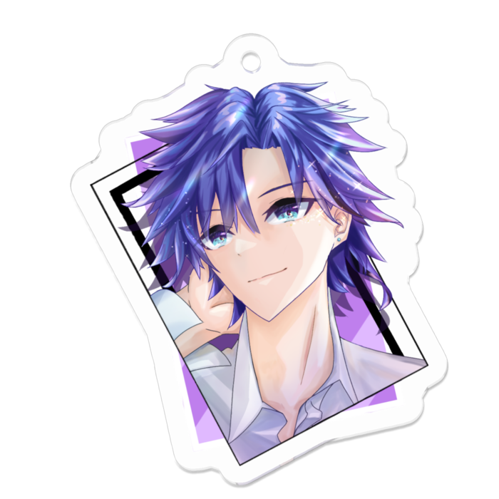 アクリルキーホルダー - 50 x 50 (mm)