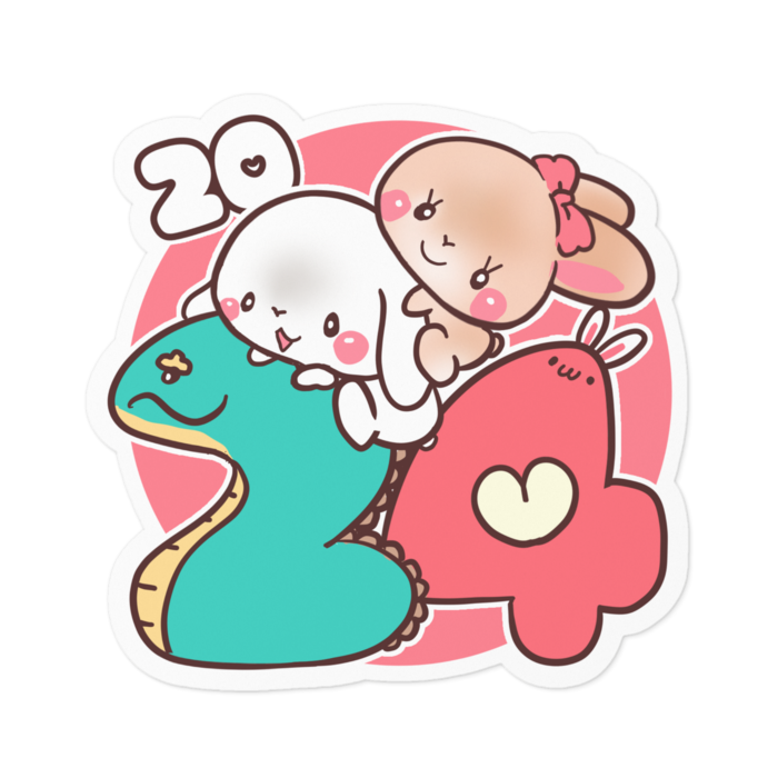 ステッカー - 100 x 100 (mm)