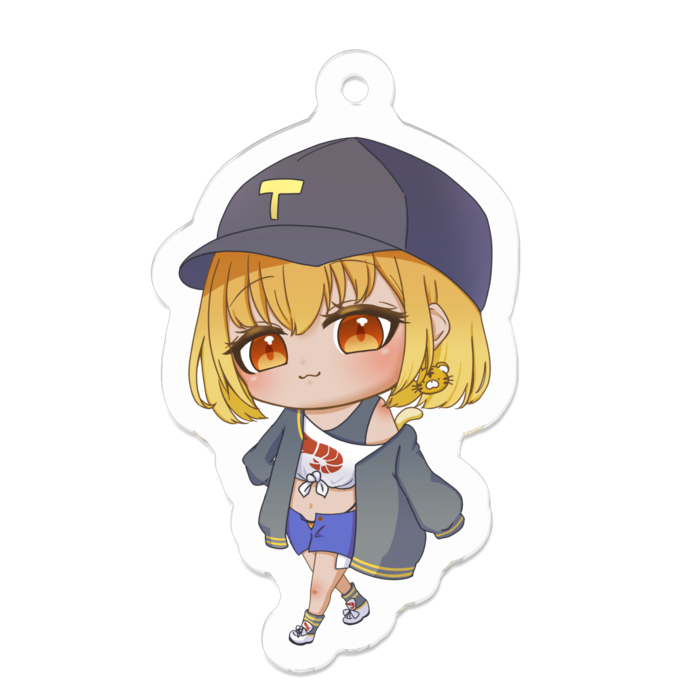 アクリルキーホルダー - 50 x 50 (mm)