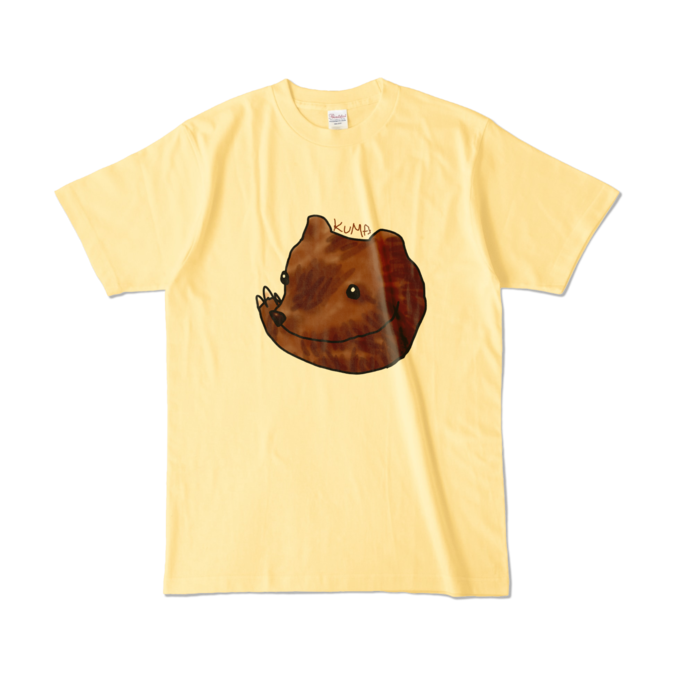カラーTシャツ - L - ライトイエロー (淡色)