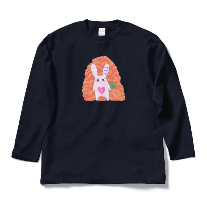 ロングスリーブTシャツ - L - ネイビー