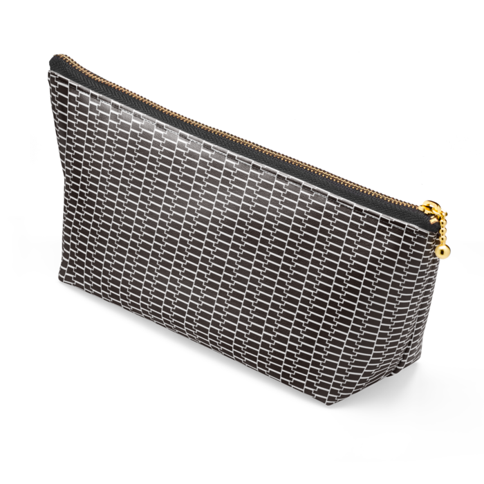 ポーチ - 長さ21.5cm / 高さ10cm - ブラック