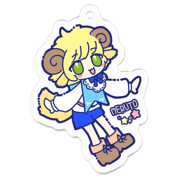 アクリルキーホルダー - 50 x 50 (mm)