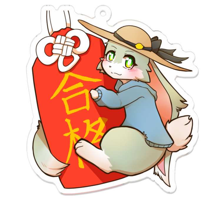 アクリルキーホルダー（コーティング） - 70 x 70 (mm)