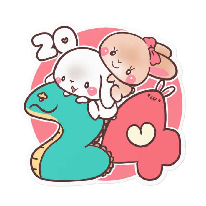 ステッカー - 160 x 160 (mm)