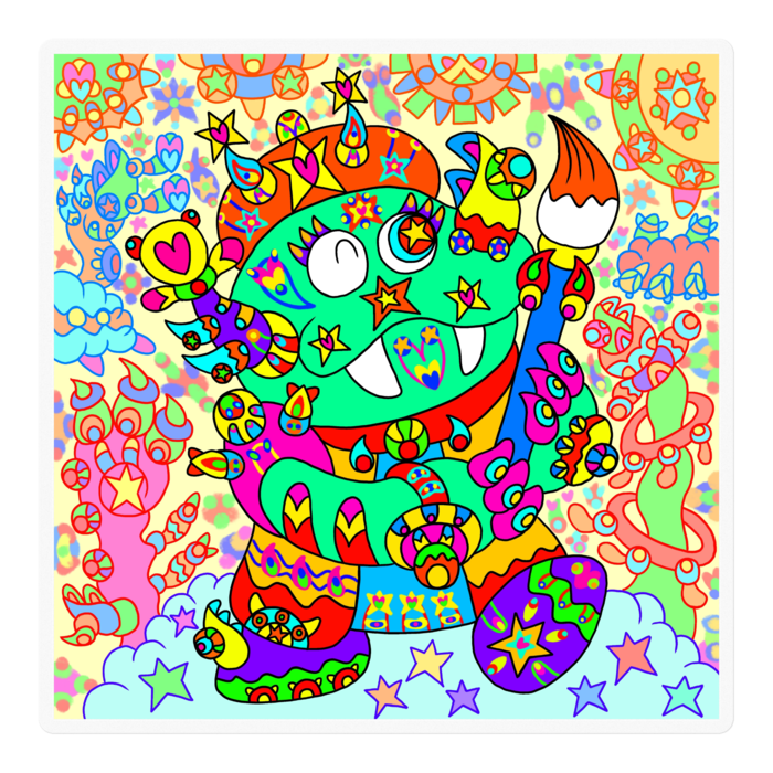 ステッカー - 100 x 100 (mm)(1)