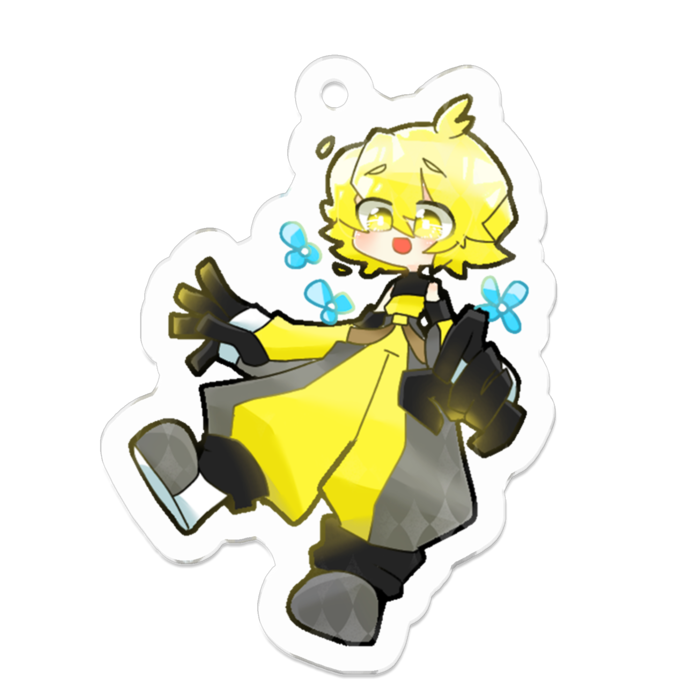 アクリルキーホルダー - 50 x 50 (mm)