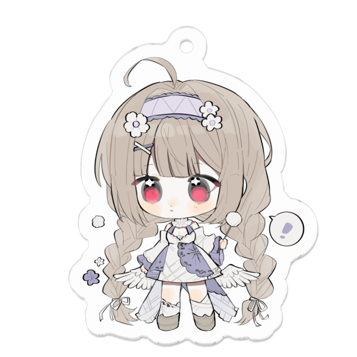 アクリルキーホルダー - 50 x 50 (mm)
