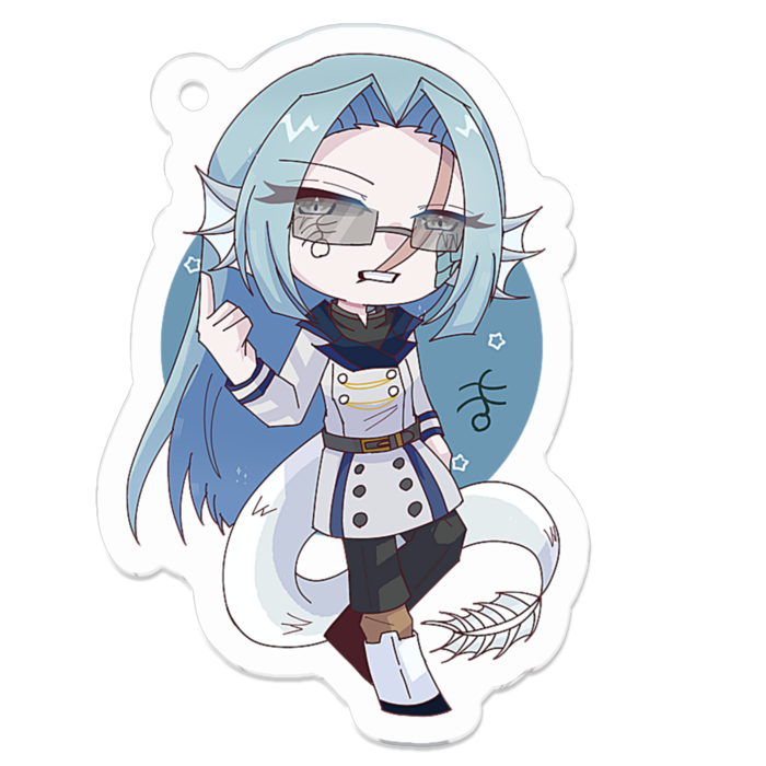 アクリルキーホルダー - 50 x 50 (mm)