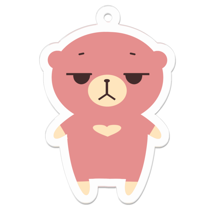 アクリルキーホルダー - 50 x 50 (mm)