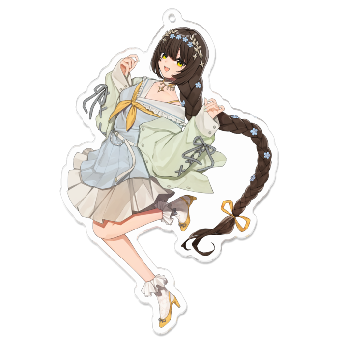 アクリルキーホルダー（コーティング） - 100 x 100 (mm)