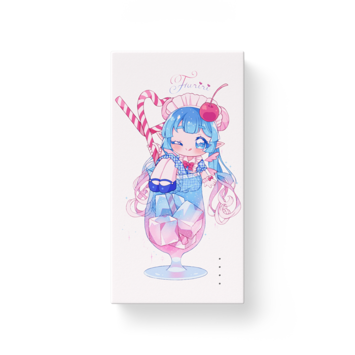 ブルー×ピンク - 縦