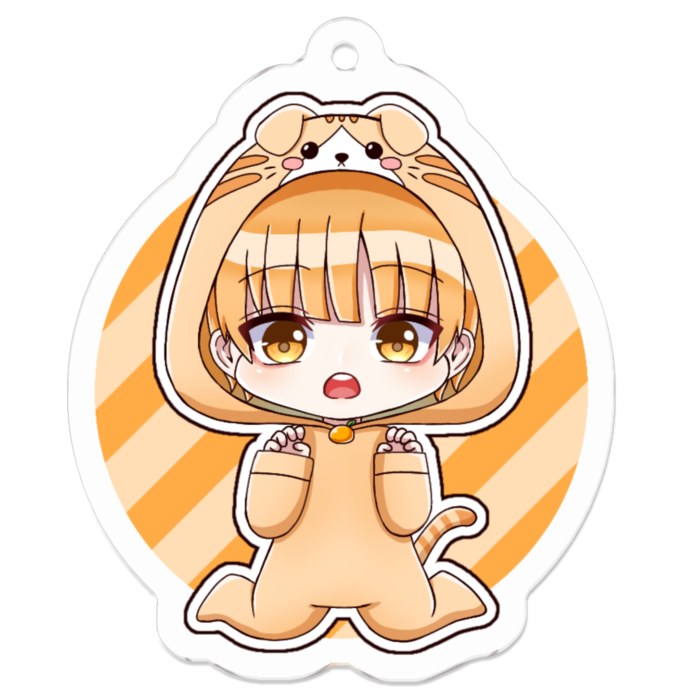 アクリルキーホルダー - 50 x 50 (mm)