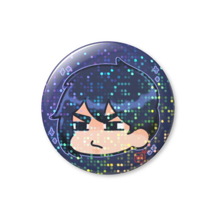 ホログラム缶バッジ - セバスチャン(3) 32mm