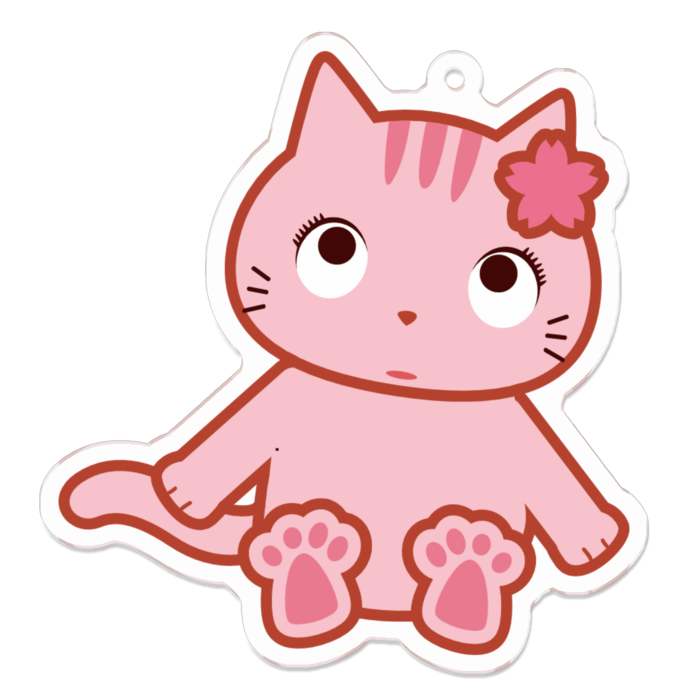 アクリルキーホルダー - 70 mm