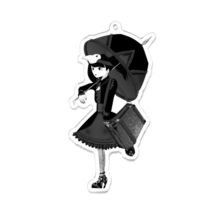 アクリルキーホルダー - 100 x 100 (mm)