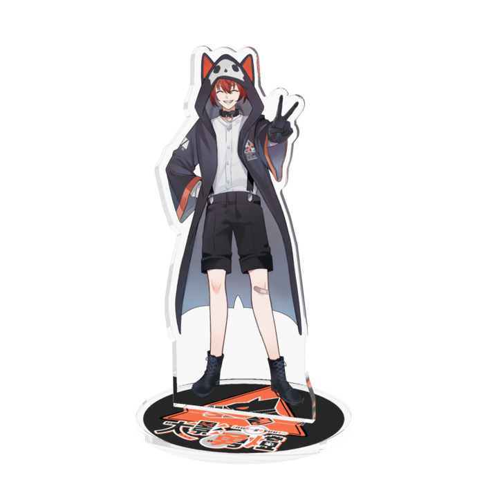 笑顔フード- 100x100mm