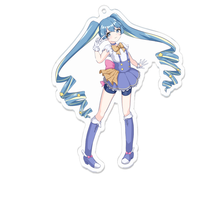 アクリルキーホルダー - 100 x 100 (mm)