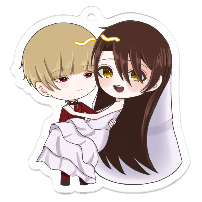 アクリルキーホルダー - 50 x 50 (mm)