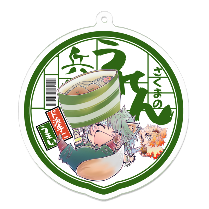 アクリルキーホルダー - 70 x 70 (mm)