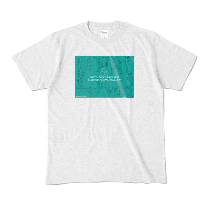 カラーTシャツ - M - アッシュ (淡色)