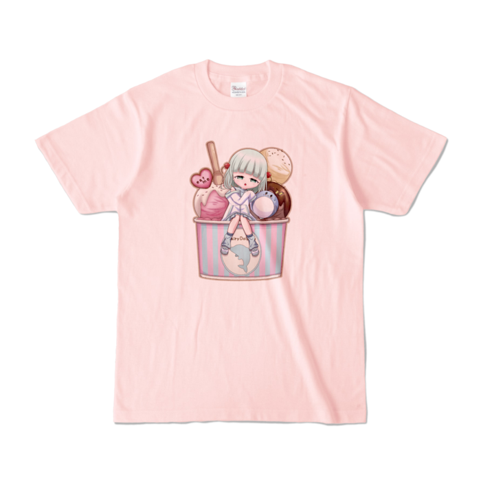 カラーTシャツ - S - ライトピンク (淡色)