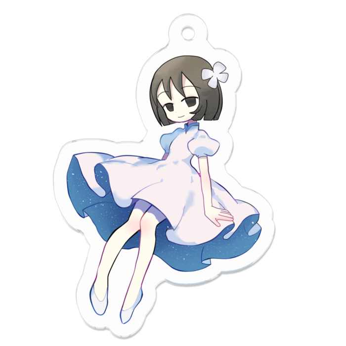 アクリルキーホルダー - 50 x 50 (mm)