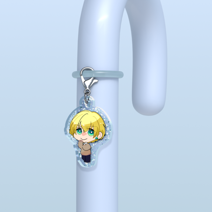 めじるしチャーム - 30 × 30mm【シー】ラメ