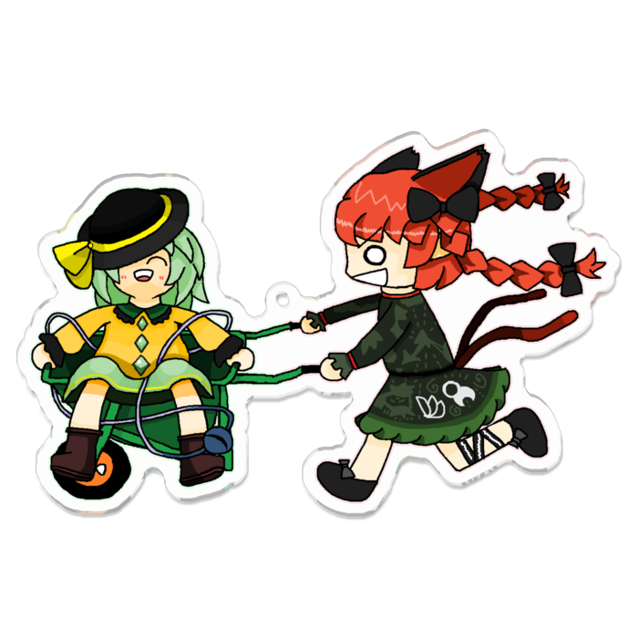お燐&こいし(10cm×10cm規格)