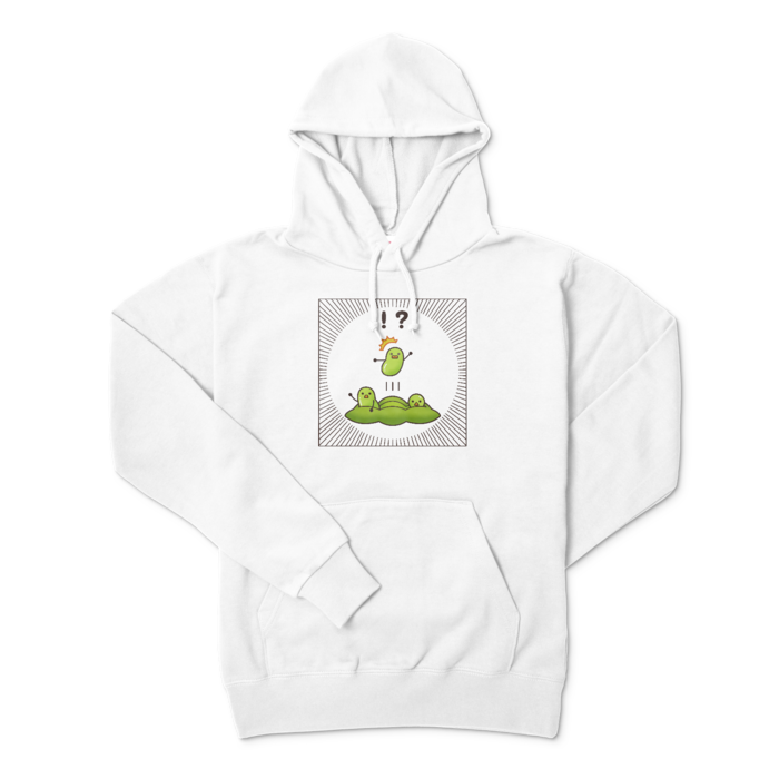 プルパーカー　白　L