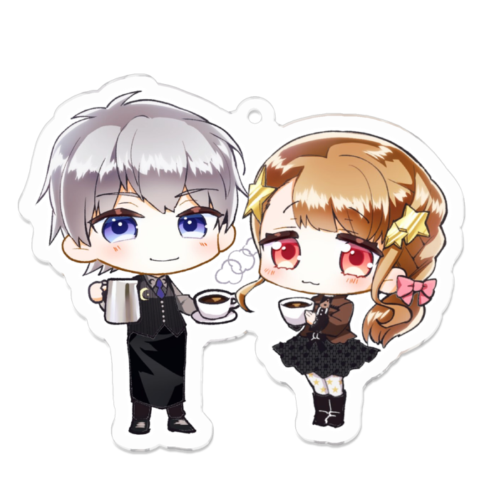 アクリルキーホルダー - 70 x 70 (mm)