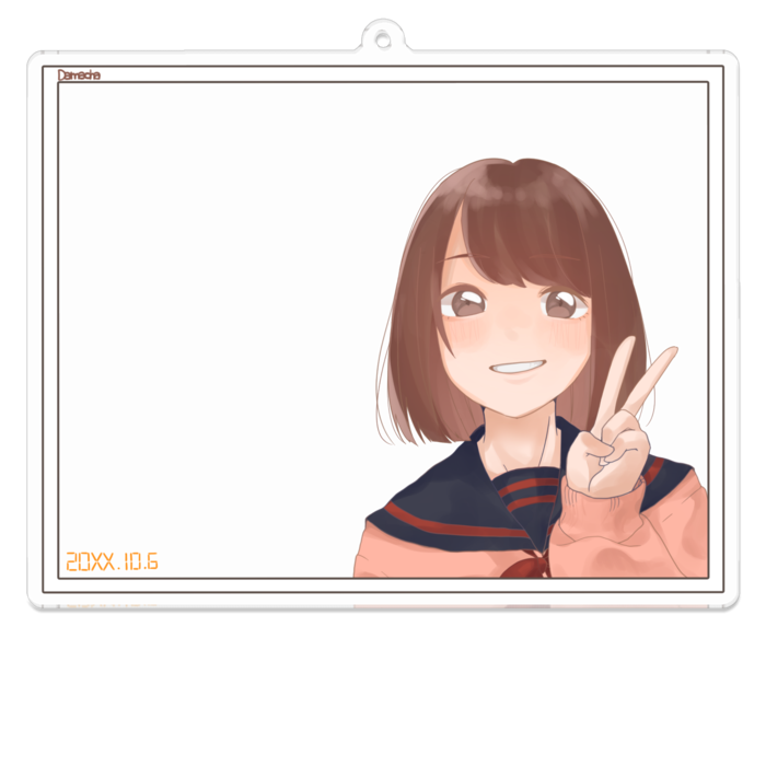 アクリルキーホルダー - 100 x 100 (mm)