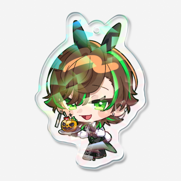 ホログラムアクリルキーホルダー - 50 × 50mm(1)
