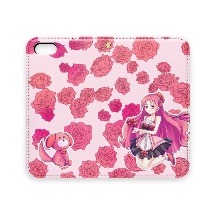 手帳型iPhoneケース（ベルトなし） - iPhone 5 / 5s / SE - ストラップ穴 あり