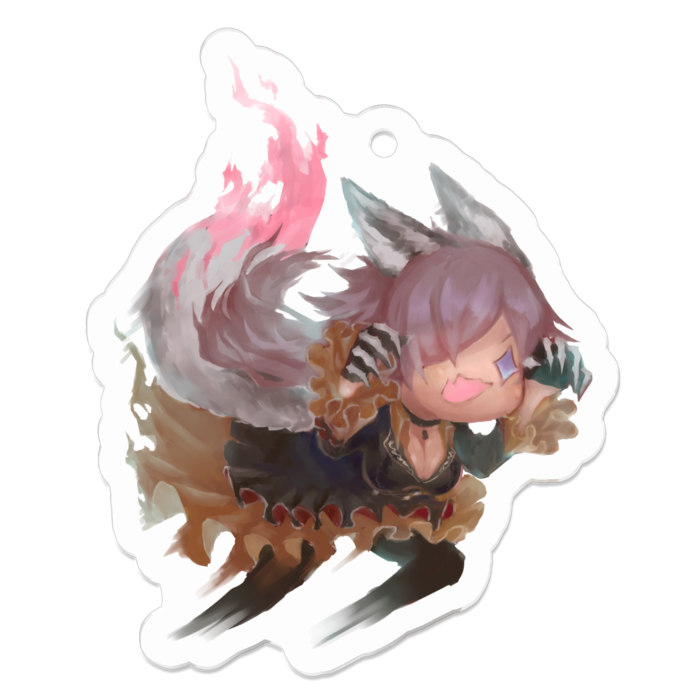 アクリルキーホルダー - 50 x 50 (mm)