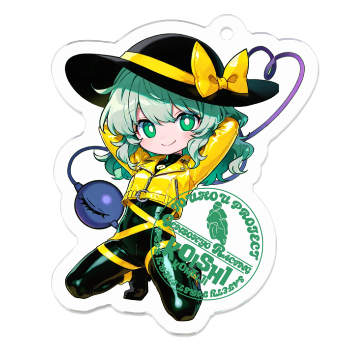 アクリルキーホルダー - 50 x 50 (mm)