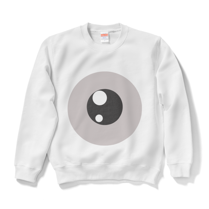 めだまスウェット - S - ホワイト