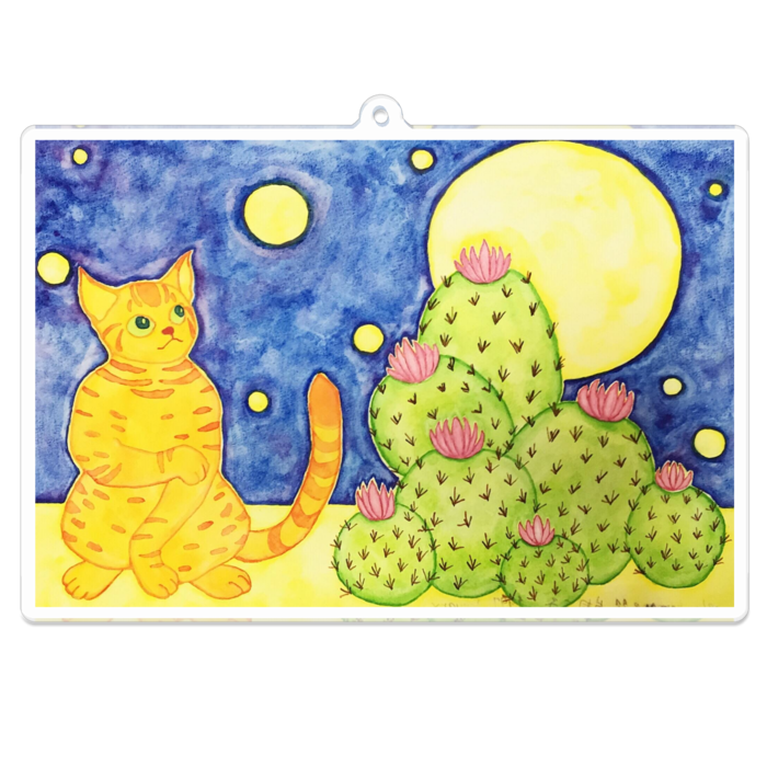 アクリルキーホルダー（コーティング） - 100 x 100 (mm)