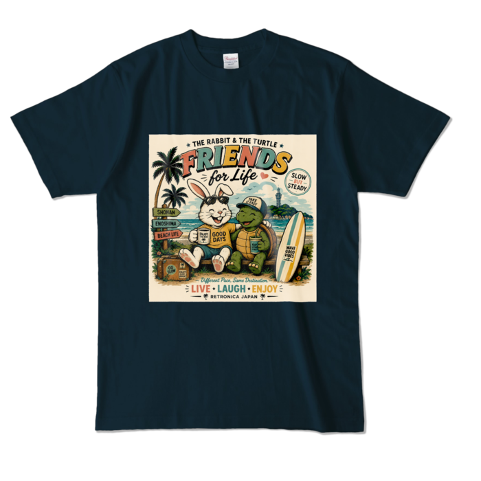 カラーTシャツ - L - ネイビー (濃色)