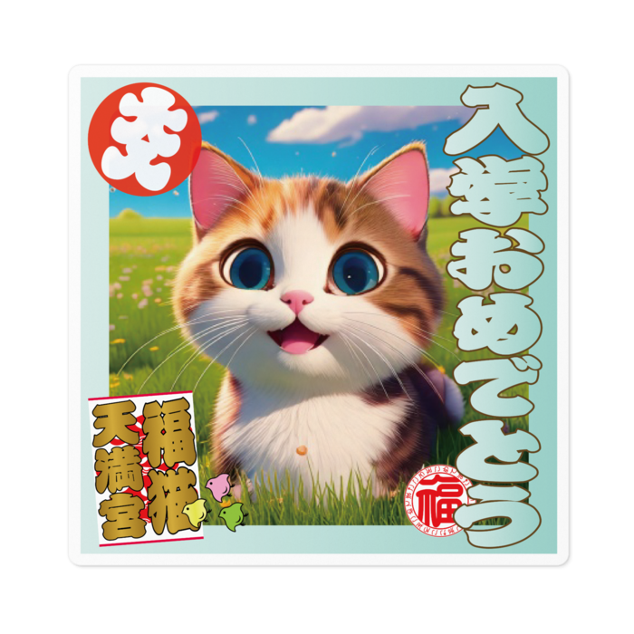 ステッカー - 100 x 100 (mm)