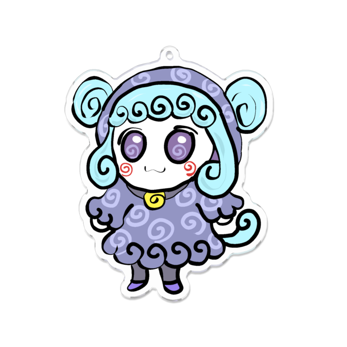 アクリルキーホルダー - 100 x 100 (mm)