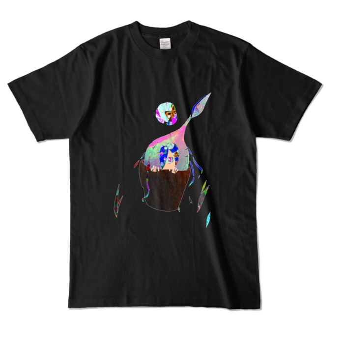 カラーTシャツ - L - ブラック (濃色)